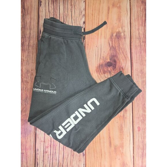 Under Armour Mens Jogger Pants Medium Charcoal Gray - Picture 3 of 8